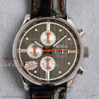 Swiss Replica Mido Multifort Chronograph Automatic Anthracite Dial 44 MM Asia 7750 Watch M005.614.11.061.00